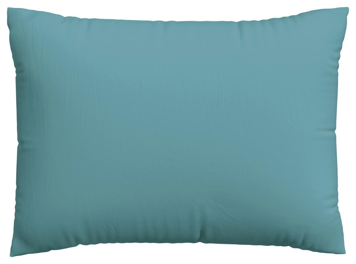 Kopfpolsterbezug Knitted Jersey - Pastellblau, Basics, Textil (70/90cm) - Schlafgut