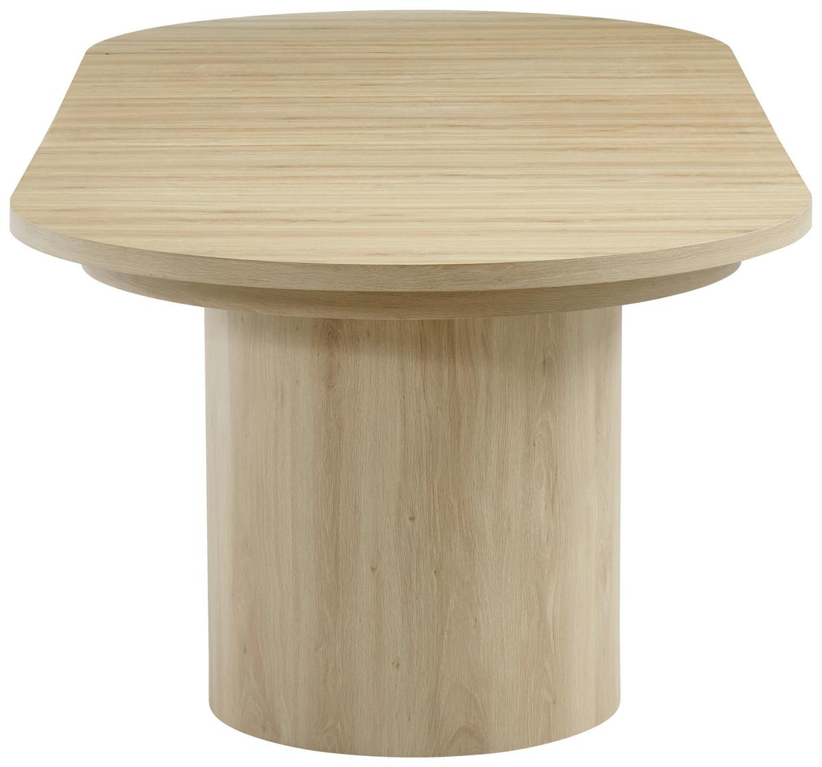 Esstisch Kiruna Eichefarben L: 115-268 cm - Eichefarben, MODERN, Holzwerkstoff (115/268/115/76cm) - P & B