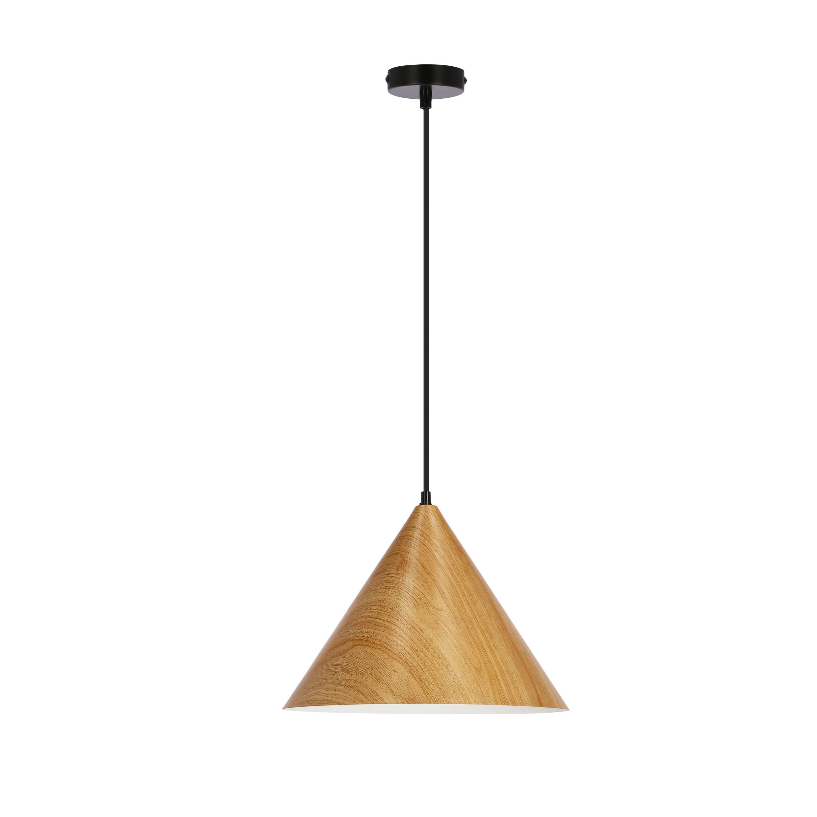 Hängeleuchte 31-23421 Dunca - Honigeiche/Schwarz, Basics, Metall (32/32/115cm)