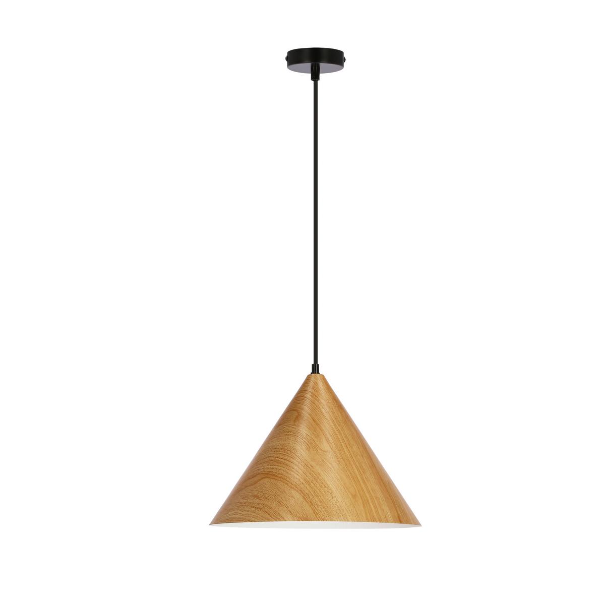 Hängeleuchte 31-23421 Dunca - Honigeiche/Schwarz, Basics, Metall (32/32/115cm)