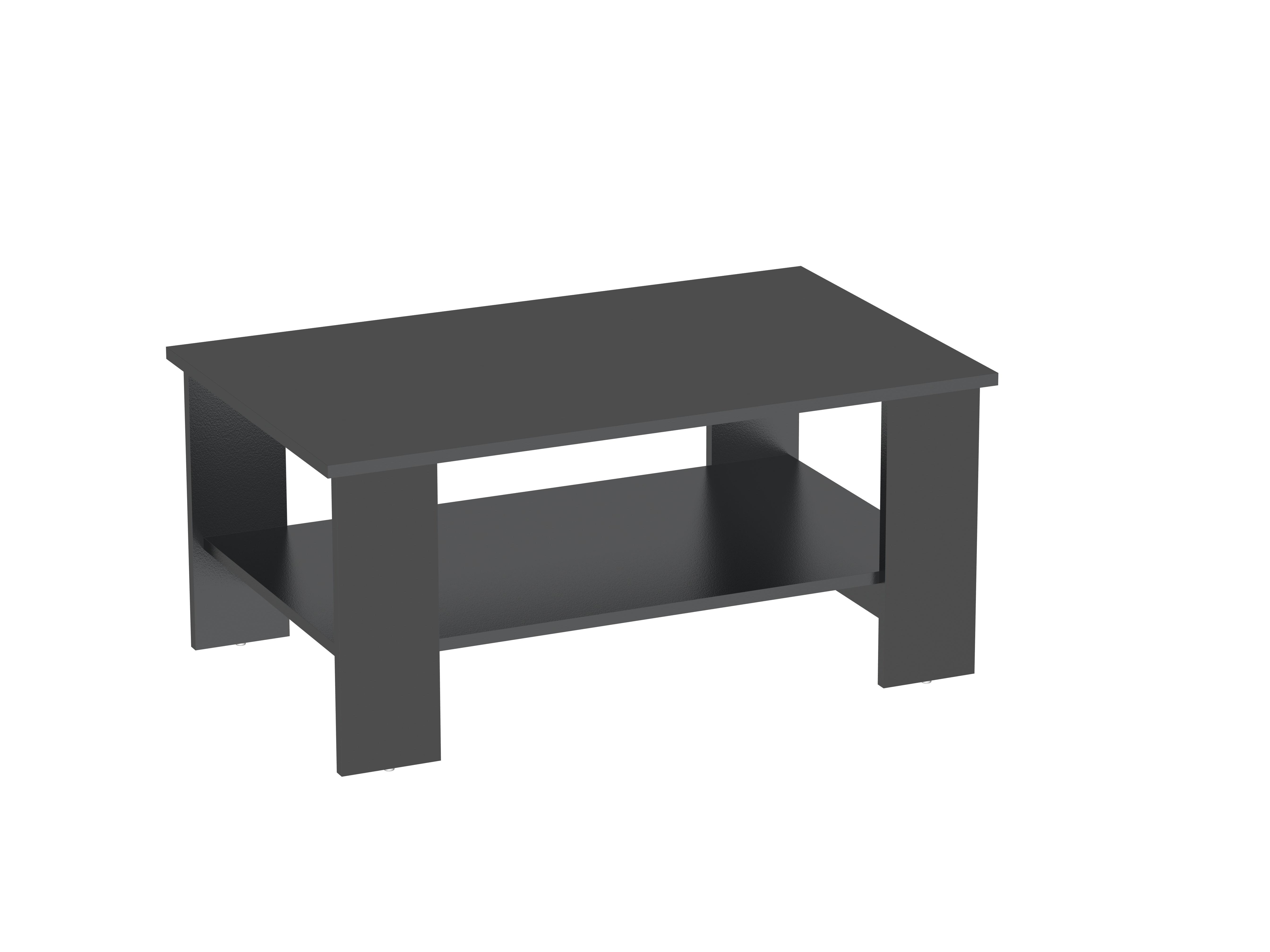 Konferenčný stolík Paolo antracit *CENOVÝ TRHÁK* - antracitová, Konventionell, drevo/kompozitné drevo (90/41/55cm) - Based