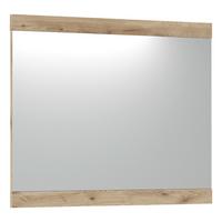 Spiegel Spring Anthrazit/eiche Dekor B: 86 Cm - Eichefarben, MODERN, Glas/Holzwerkstoff (86/72/2,2cm)
