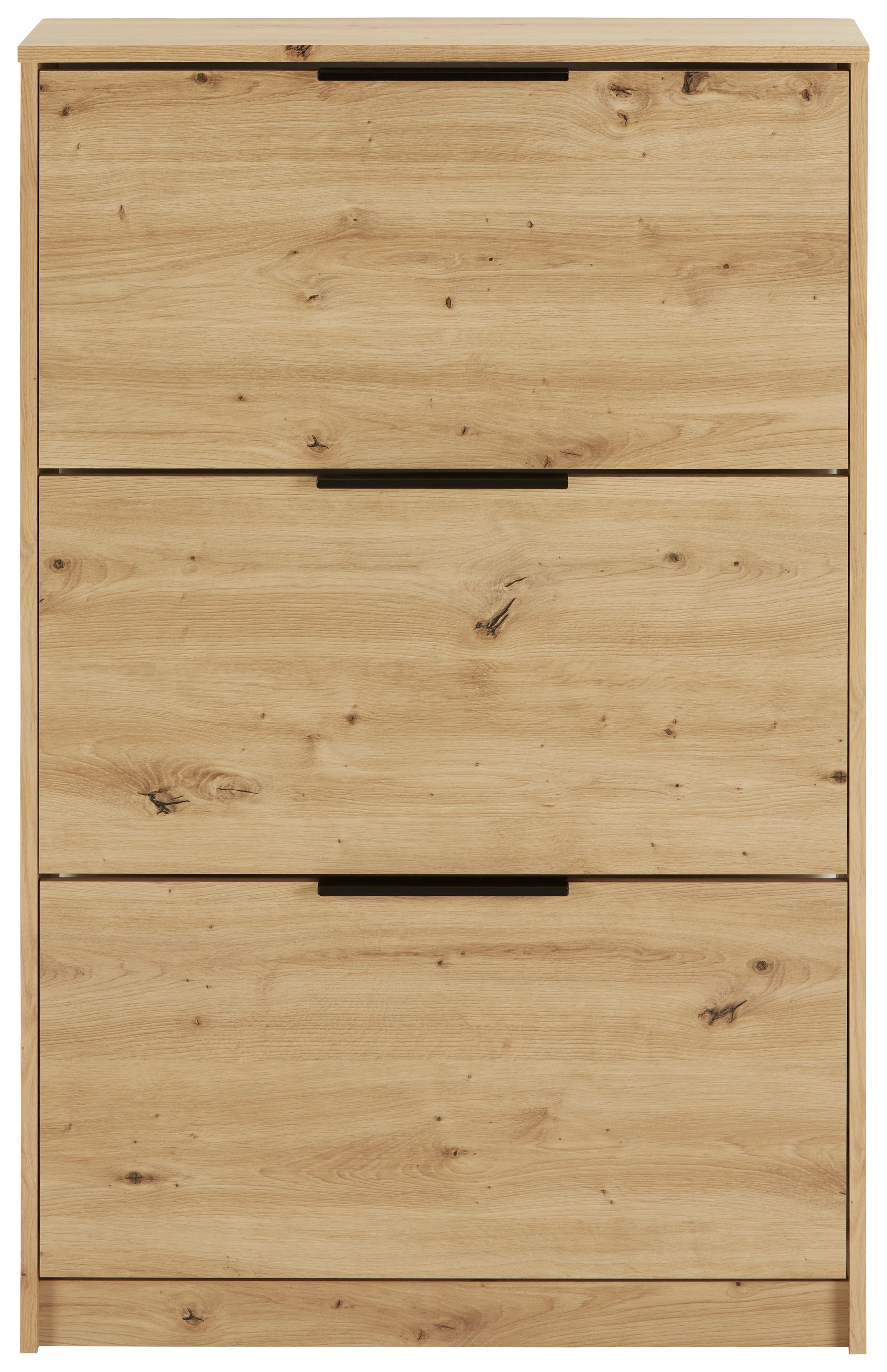 VÝKLOPNÁ SKRINKA NA TOPÁNKY BELA -EXKLUSIV- - farba duba, Modern, kompozitné drevo (79/124/25cm) - Mömax