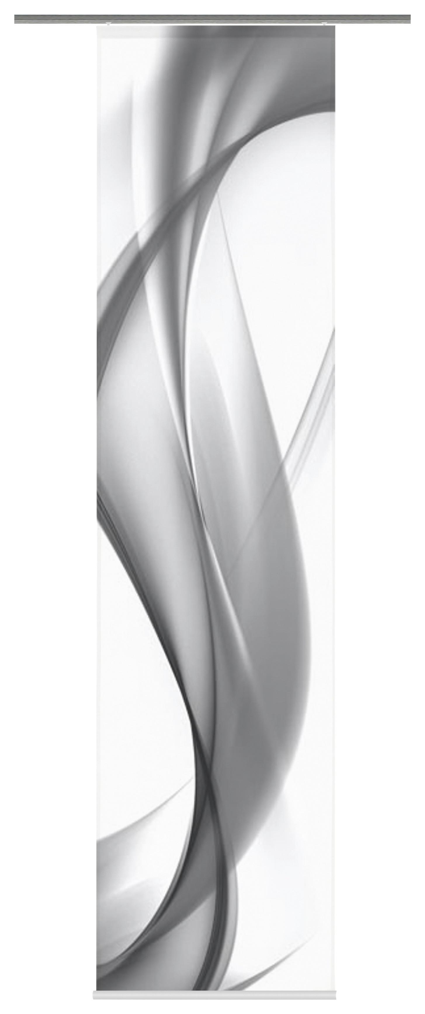 Vorhang mit Paneelwagen Redfield B: 60cm, Grau