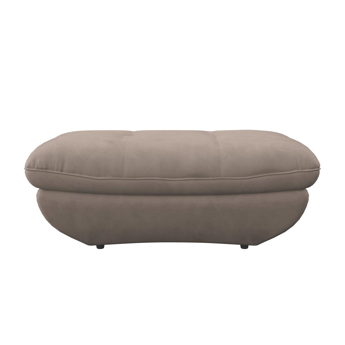 Hocker Park - Beige/Schwarz, MODERN, Textil (107/75cm) - Luca Bessoni