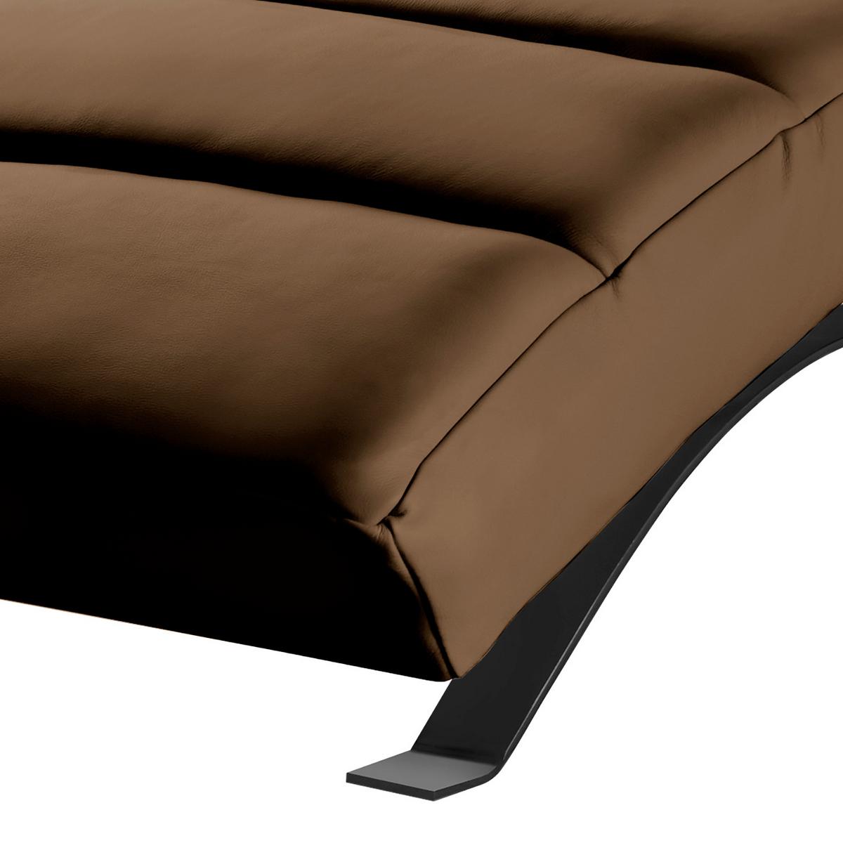 Relaxliege Swing Black Dunkelbraun B: 65 cm - Dunkelbraun/Schwarz, Design, Textil (65/65-95/171cm) - Livetastic