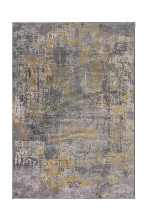 Teppich Grau/Gelb B: 230 cm - Gelb/Grau, Basics, Textil (230/160cm)
