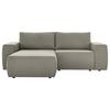 Ecksofa Looks Ii - Schwarz/Braun, Design, Textil (160/242cm) - LOOKS by W.Joop
