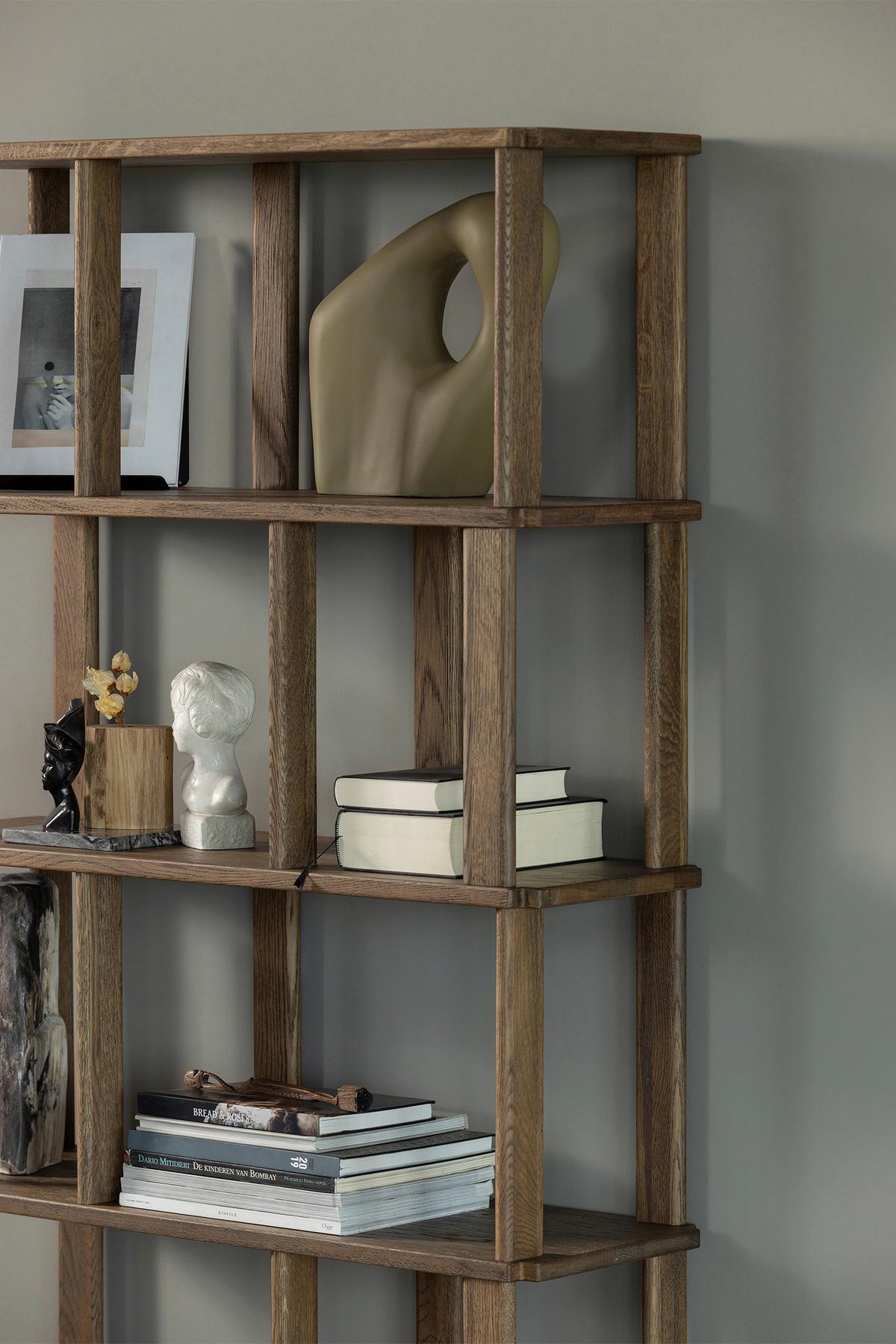 Regal Riss Naturfarben B: 90 Cm - Naturfarben, Design, Holz (90/186/30cm) - Livetastic