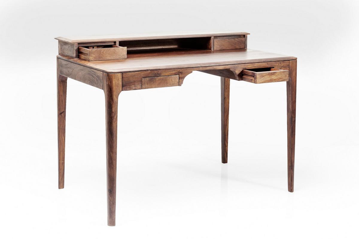 Schreibtisch Brooklyn Walnut - Walnussfarben, LIFESTYLE, Holz (110/70/85cm) - Kare-Design
