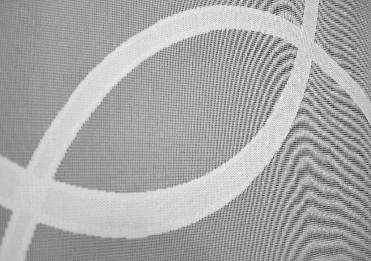 Flächenvorhang Pinale Weiß B: 57 Cm - Weiß, Basics, Textil (57/225cm)