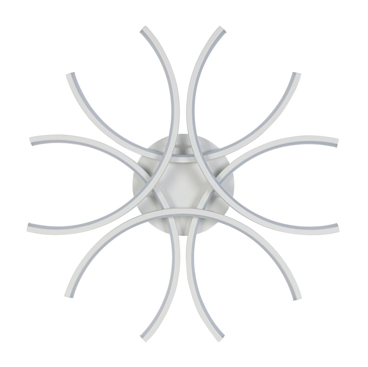 STROPNÉ LED SVIETIDLO WILMA - biela, Modern, kov/plast (60/60/8,5cm) - Mömax