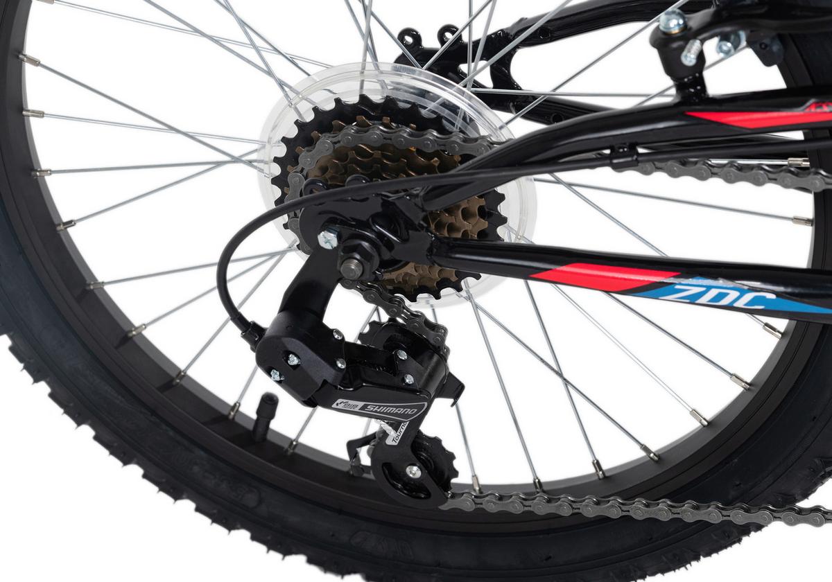 Kinderfahrrad 20 Zoll Zodiac 6 Gänge - Blau/Rot, Basics, Metall (180/70/80cm) - KS Cycling