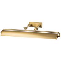 Képmegvilágító Lámpa Winchfield-Pll-Ab-Mb - fekete/sárgarézszínű, Konventionell, fém (12.7/70.3/31.8cm) - Elstead Lighting