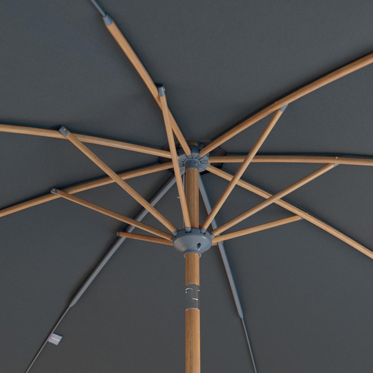 SLNEČNÍK DORIS - prírodná farba/antracitová, Basics, kov/textil (270/240cm) - Mömax