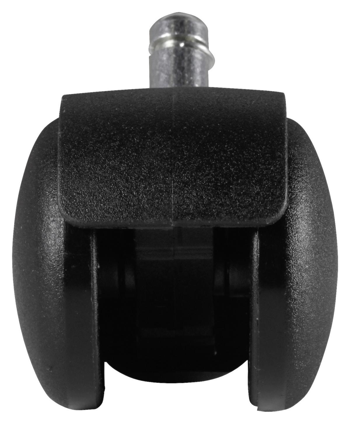 Drehstuhlrolle Ø 5 cm 5er-Set - Schwarz, Basics, Kunststoff (5cm) - MID.YOU