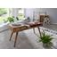 Sitzbank Salim B: 100 cm Mangoholz - Braun/Weiß, Natur, Holz/Fell (100/52/38cm) - Carryhome Sitzbank Salim B: 100 cm Mangoholz - Braun/Weiß, Natur, Holz/Fell (100/52/38cm) - Carryhome