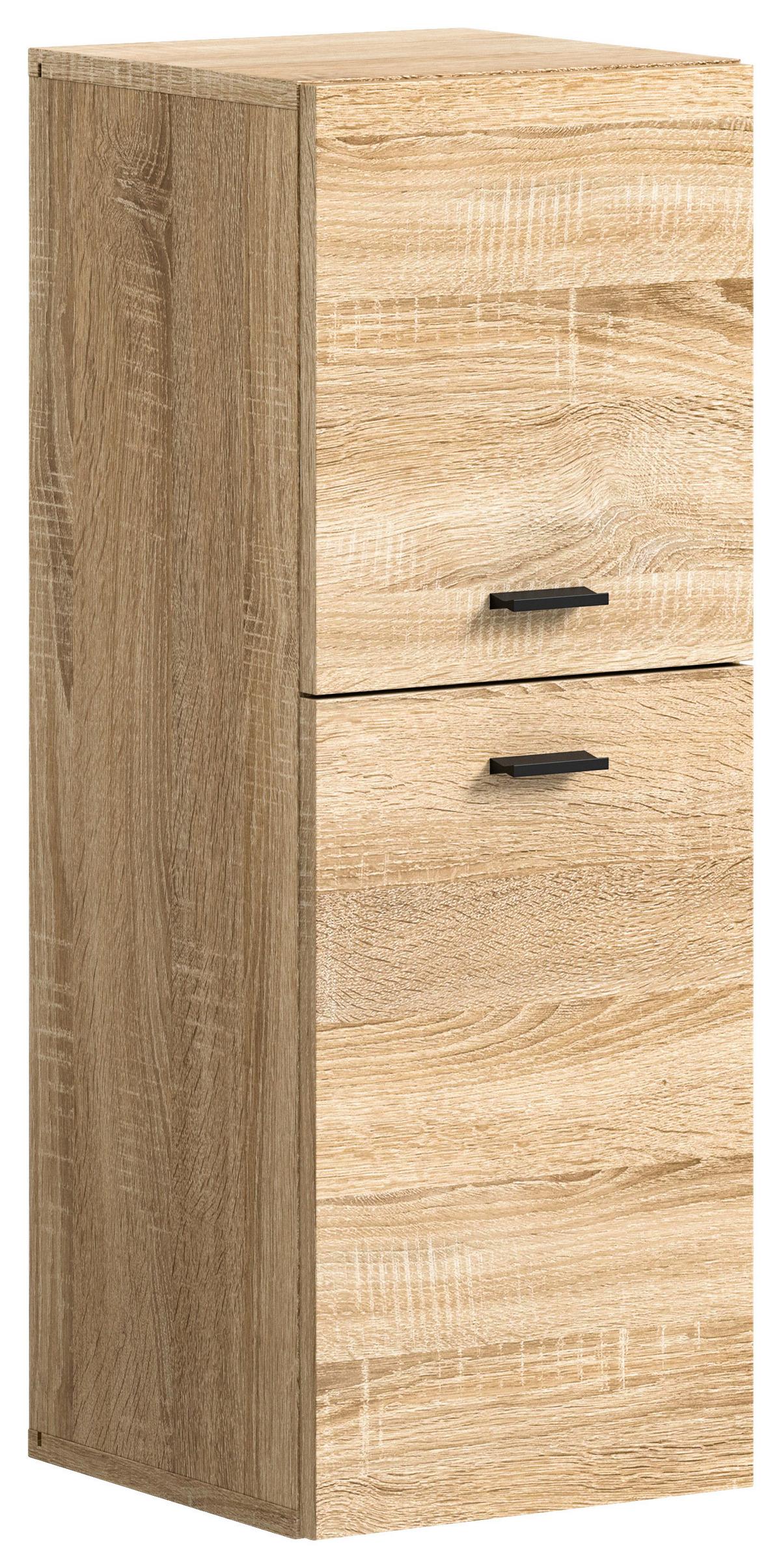 Midischrank Boston Sonoma Eiche Dekor B: 30 Cm - Sonoma Eiche, MODERN, Holzwerkstoff (30/80/29cm) - MID.YOU