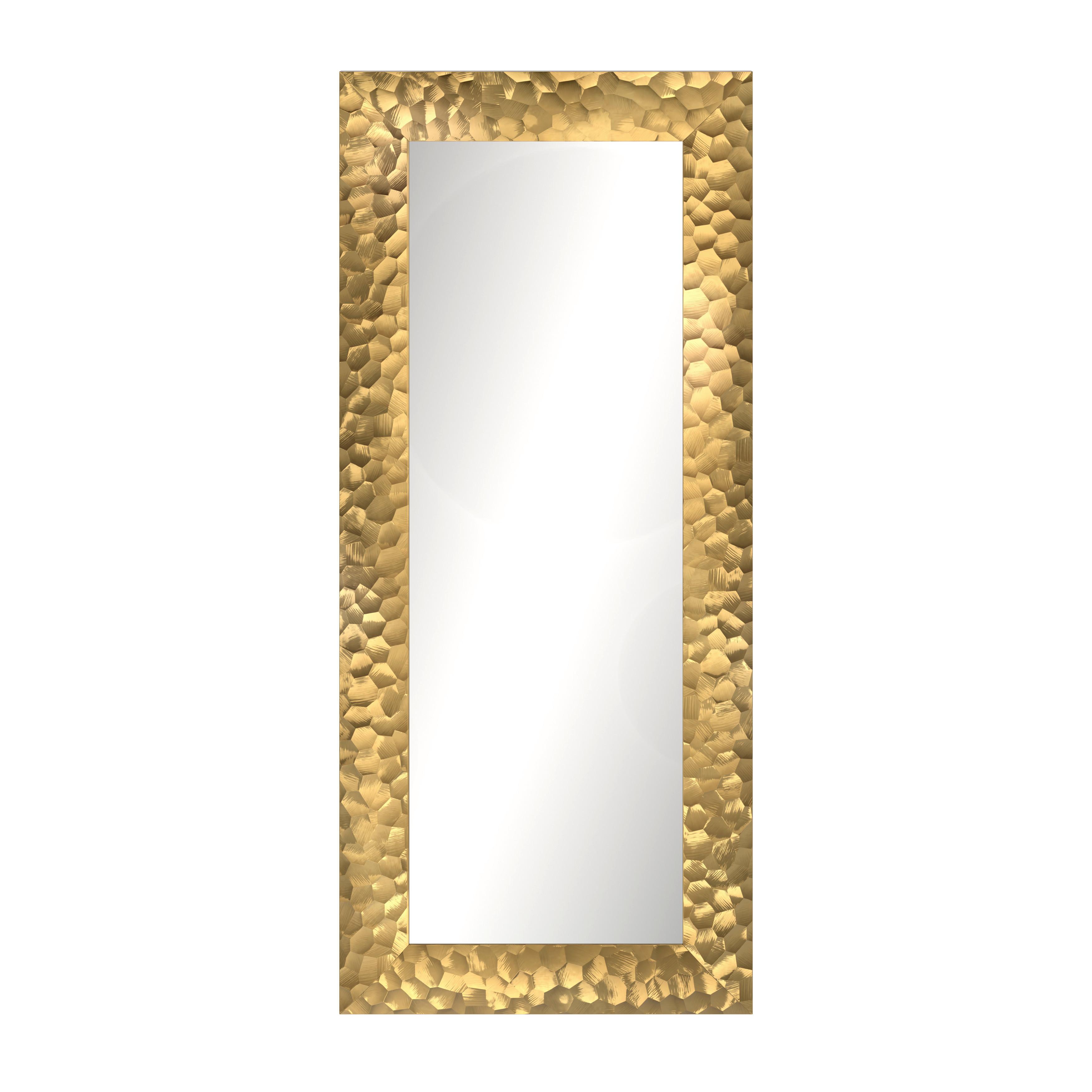 SPIEGEL SABRINA I GOLD - Goldfarben, MODERN, Glas/Kunststoff (114/50cm)
