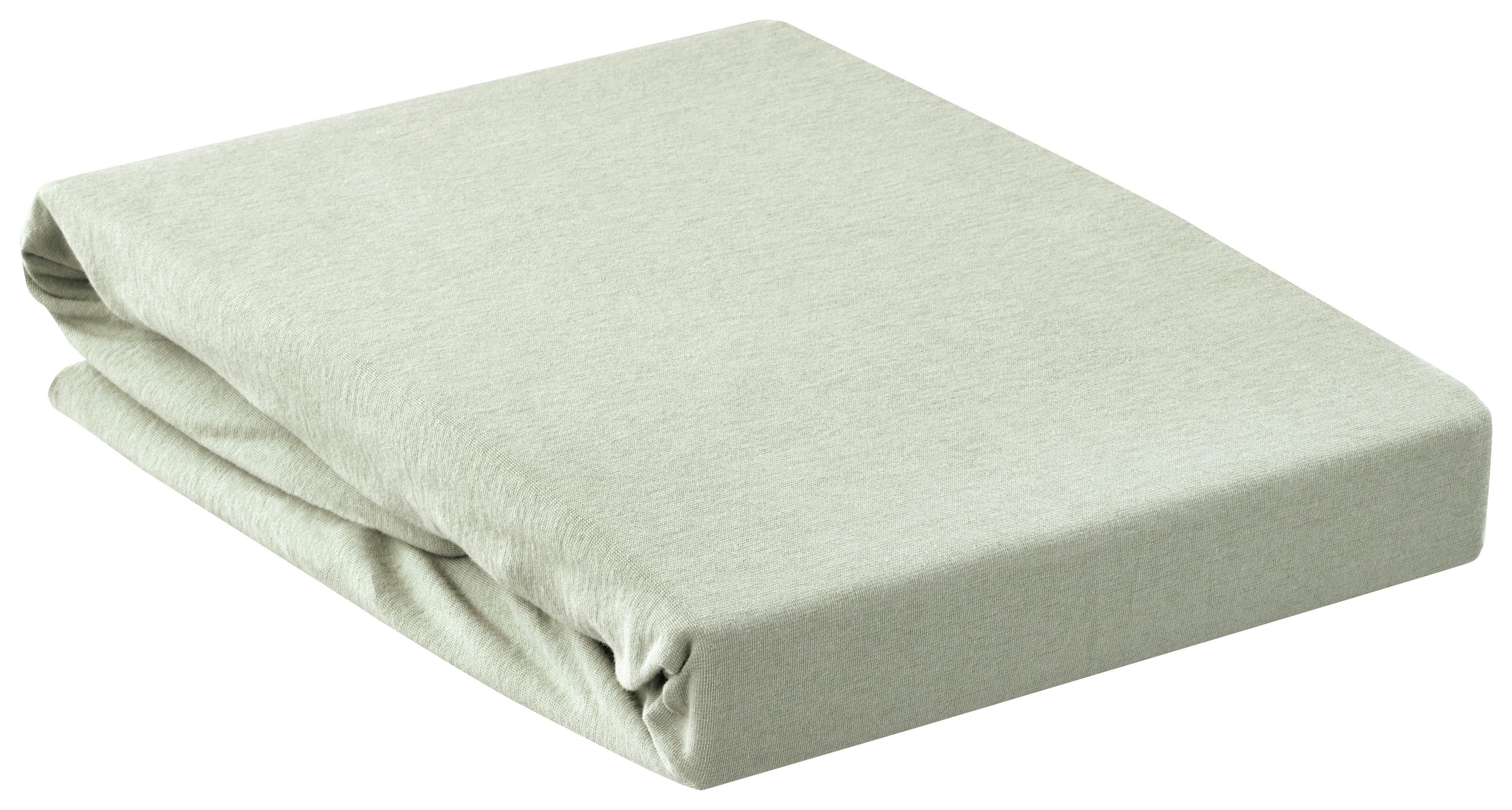 Napínacia Plachta Na Boxsprin Elasthan Hoch, 150/200cm - zelená, textil (150/200cm) - Premium Living