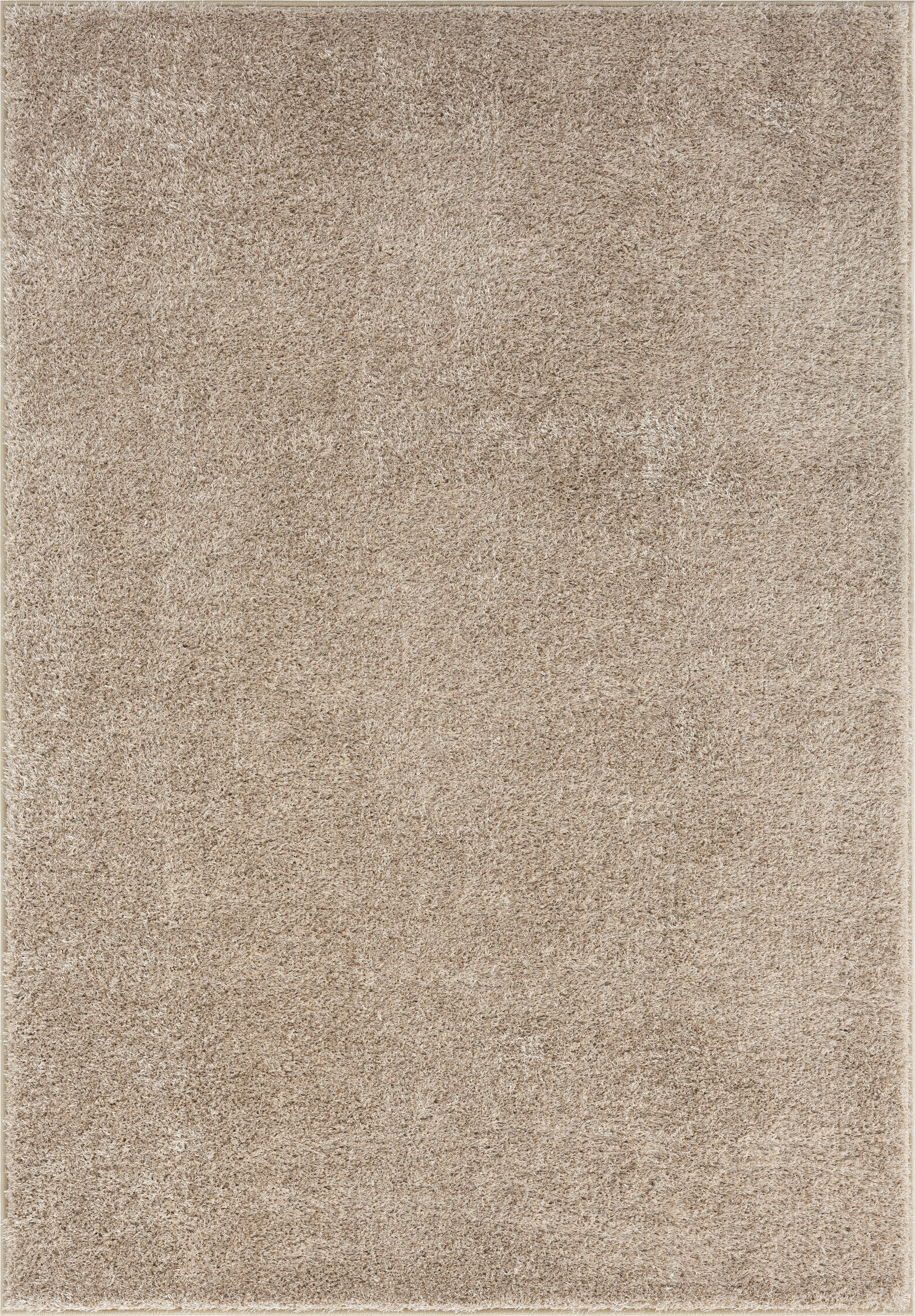 Hochflor Teppich Beige Tessa 160x230 cm - Beige, Basics, Textil (160/230cm) - Luca Bessoni