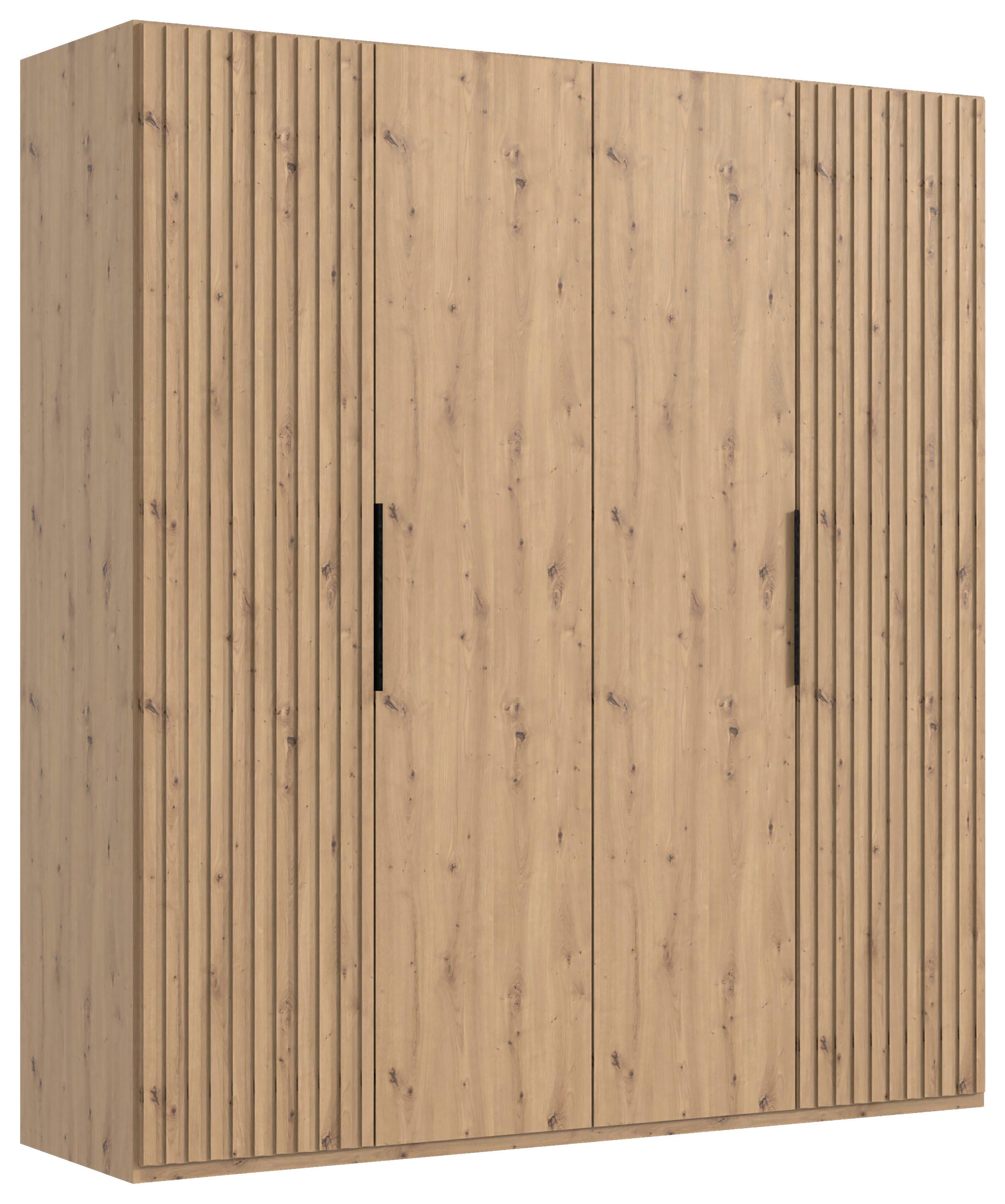 Drehtürenschrank Andorra Eiche Artisan B: 200 cm - Eiche Artisan, MODERN, Holzwerkstoff (200/216/58cm) - MID.YOU