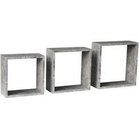 Wandregale Simple B: 30 Cm Betonoptik 3-Teilig - MODERN (30-27-24/30-27-24/12cm)