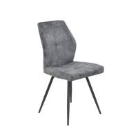 Stuhl Ally S - Anthrazit/Schwarz, MODERN, Textil/Metall (46/91/60cm) - MID.YOU