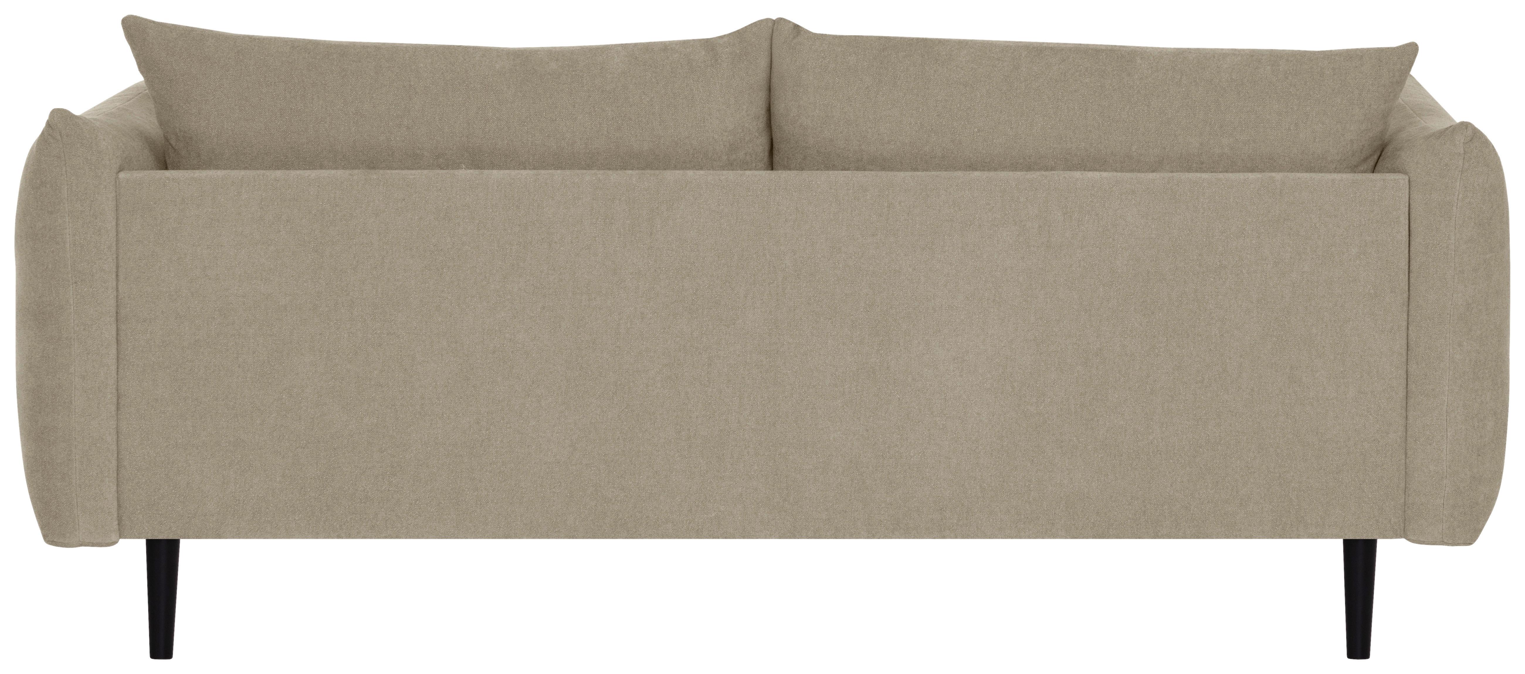 3-Sitzer-Sofa Mysholm B: 212 cm Beige - Beige/Schwarz, KONVENTIONELL, Textil (212/86/102cm) - MID.YOU