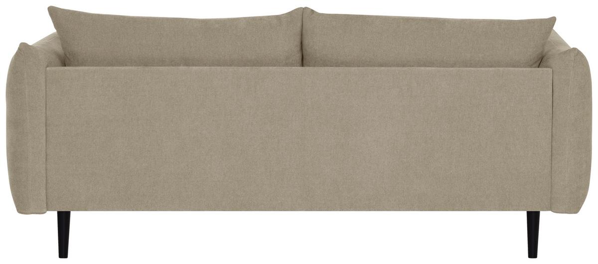 3-sitzer-sofa Mysholm B: 212 Cm Beige - Beige/Schwarz, KONVENTIONELL, Textil (212/86/102cm) - MID.YOU