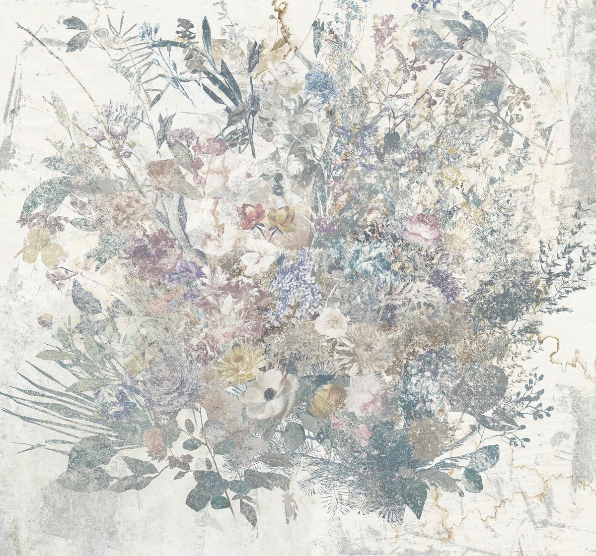 Fototapete Bouquet Blowout - Multicolor, Trend (300/280cm)