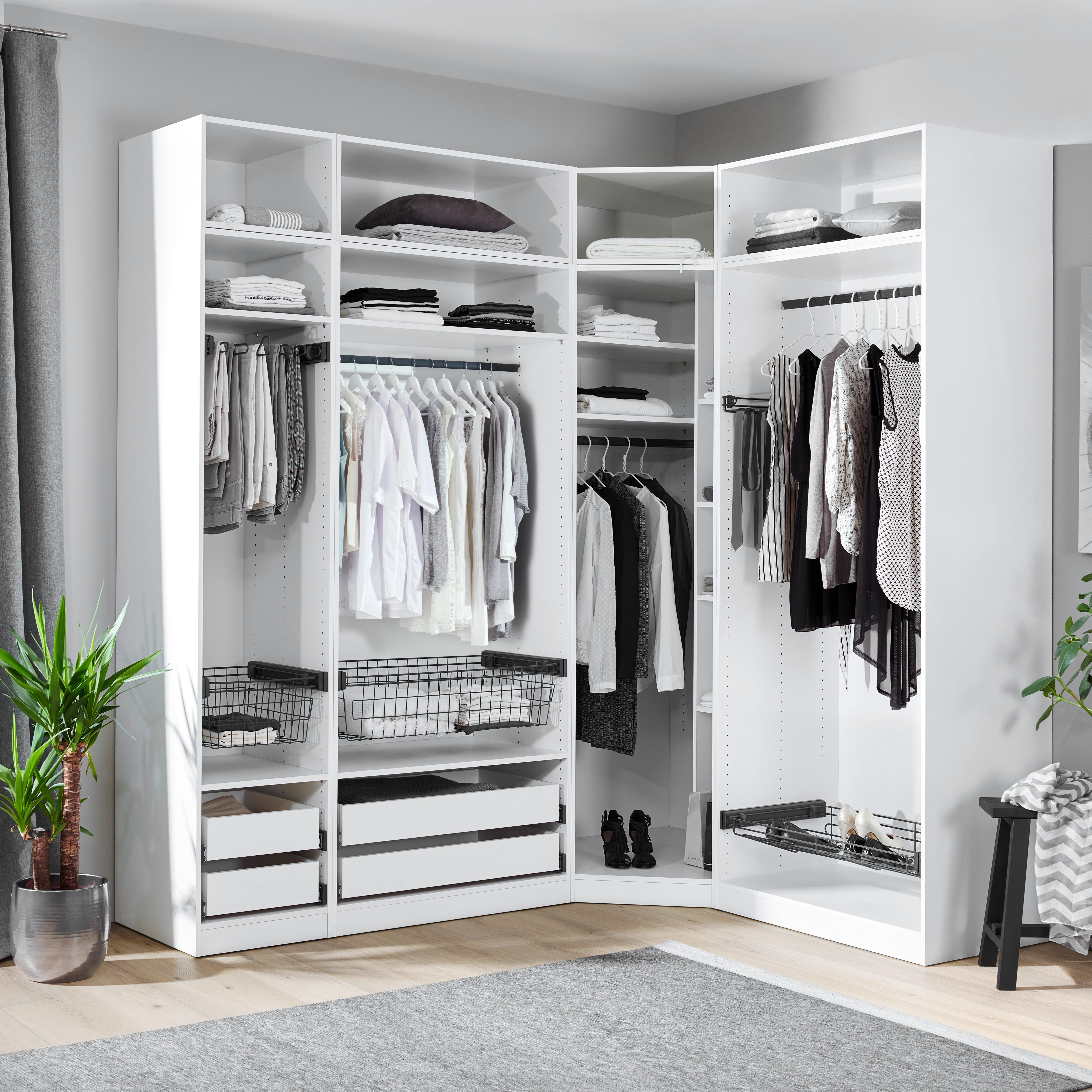 Offener Kleiderschrank UNIT Weiß » Top-Angebot