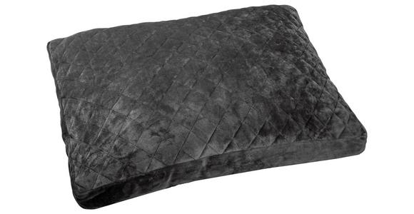 Sitzkissen Inka Anthrazit 70x100 cm - Anthrazit, MODERN, Textil (70/100cm) - Luca Bessoni