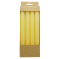 SADA DLOUHÝCH SVÍČEK LIONA - žlutá, parafín (2,2/24cm) - Mömax