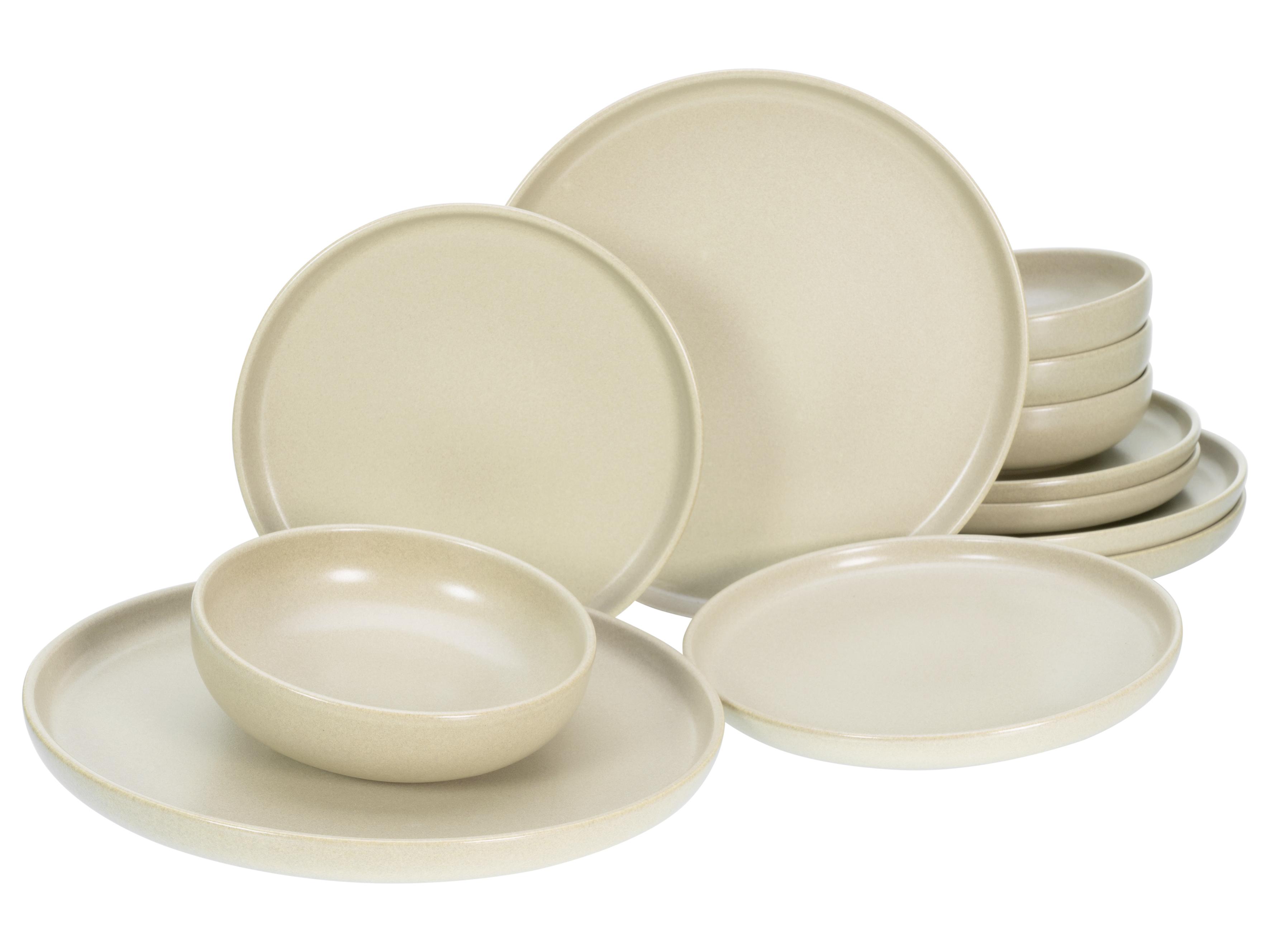 Kombiservice Uno Sandfarben 16-teilig