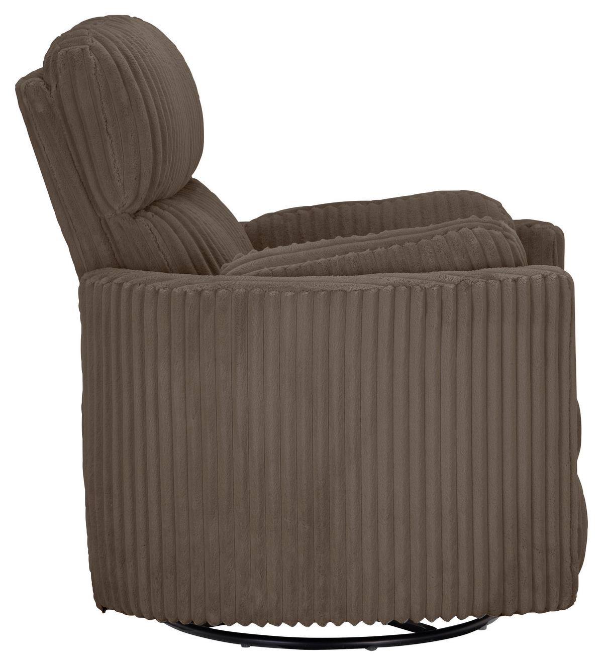 Fernsehsessel Palermo Cappuccino B: 100,5 Cm - Schwarz/Cappuccino, Design, Holz/Textil (100.5/96/103.5cm) - Livetastic