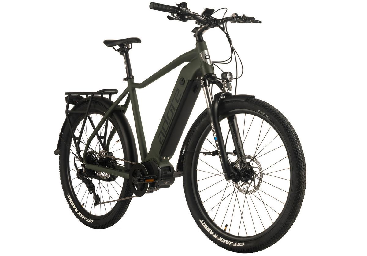 E-trekkingrad 28 Zoll Grün - Grün, MODERN, Metall (180/70/100cm)