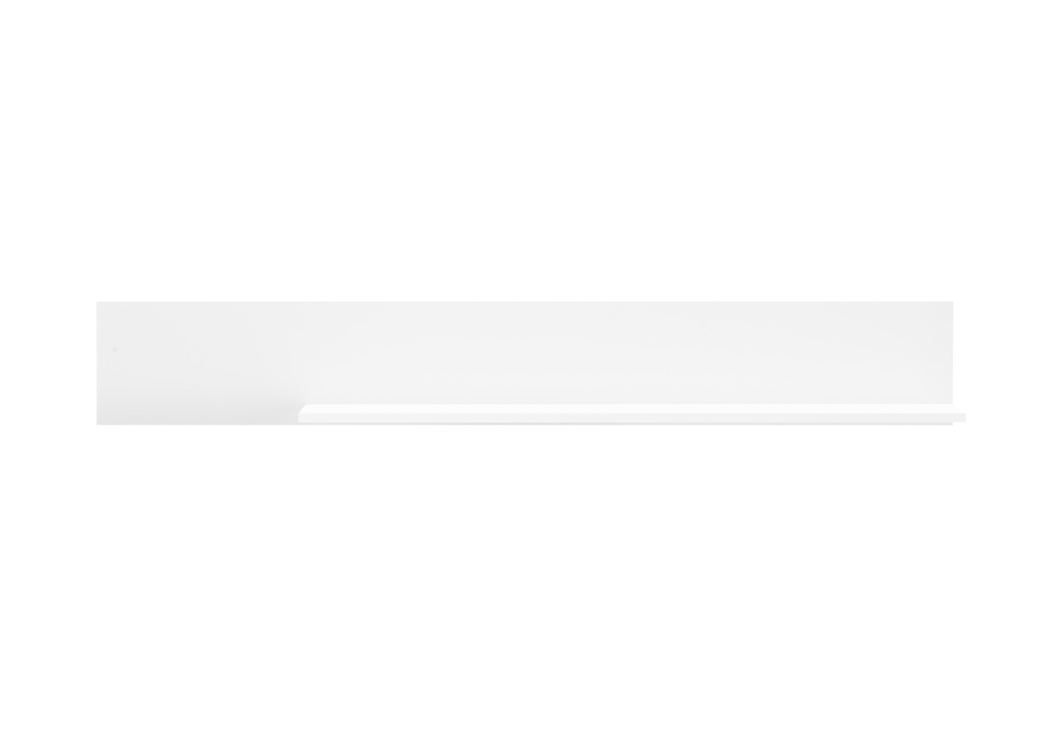 Wandboard Hudson Weiß B: 150 cm - Weiß, Design, Holzwerkstoff (150/22/21cm) - MID.YOU