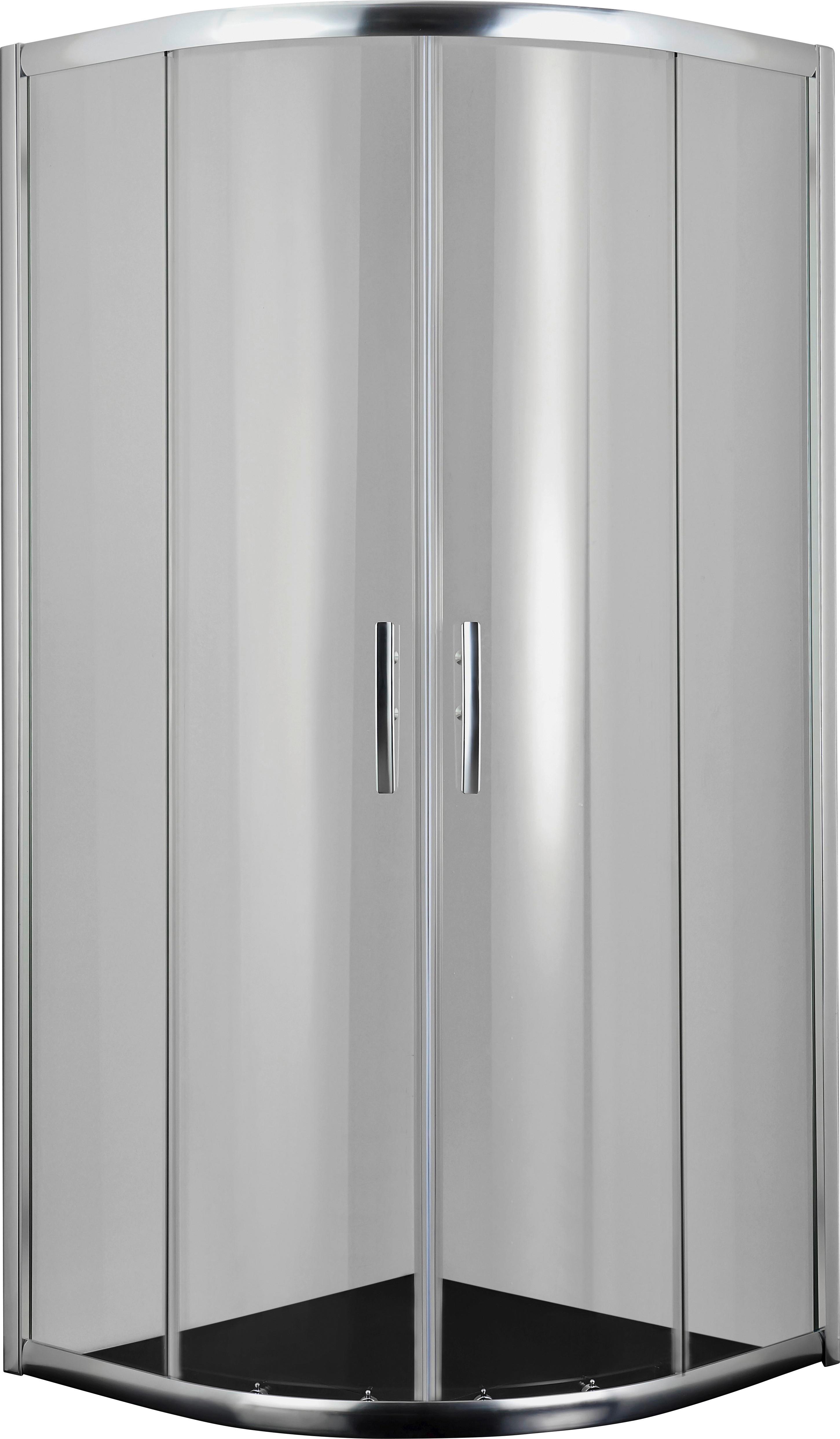 Sprchový kút PROLINE 90 extra vysoký - chrómová, Konventionell, kov/sklo (90/200/90cm)