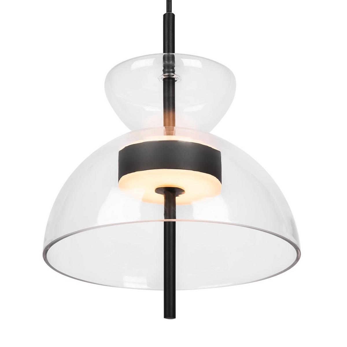 Pendelleuchte Bangkok - Schwarz, Design, Glas/Metall (25/58cm) - MAYTONI
