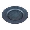 Platzteller Fjona - Dunkelblau, Design, Glas (33cm) - Luca Bessoni