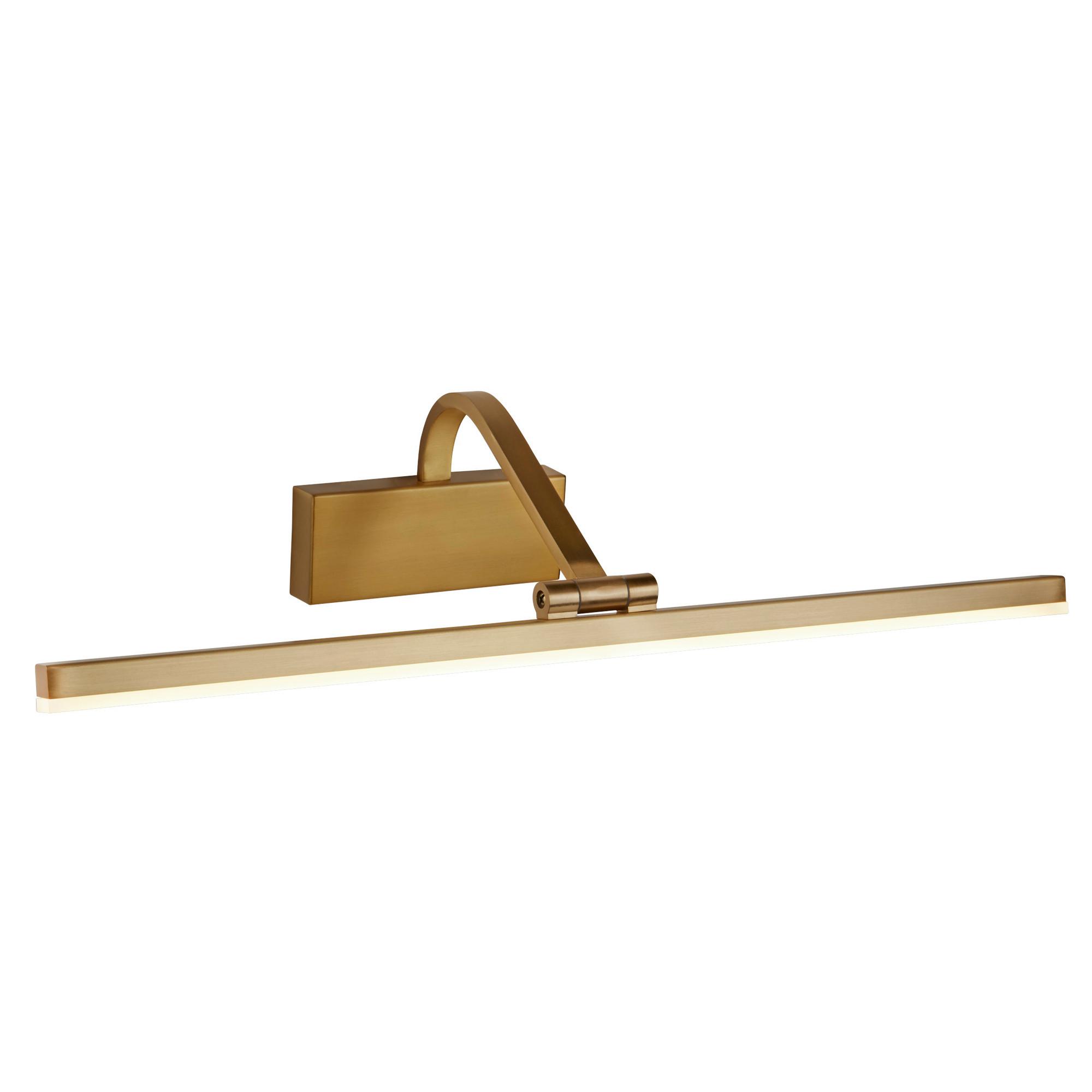 Led-bilderleuchte Bilbao 5551-51sb - Messingfarben, Design, Kunststoff/Metall (51/11cm)