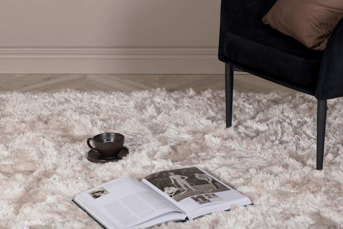 Hochflorteppich Shiva - Beige, LIFESTYLE, Textil (170/240cm) - P & B