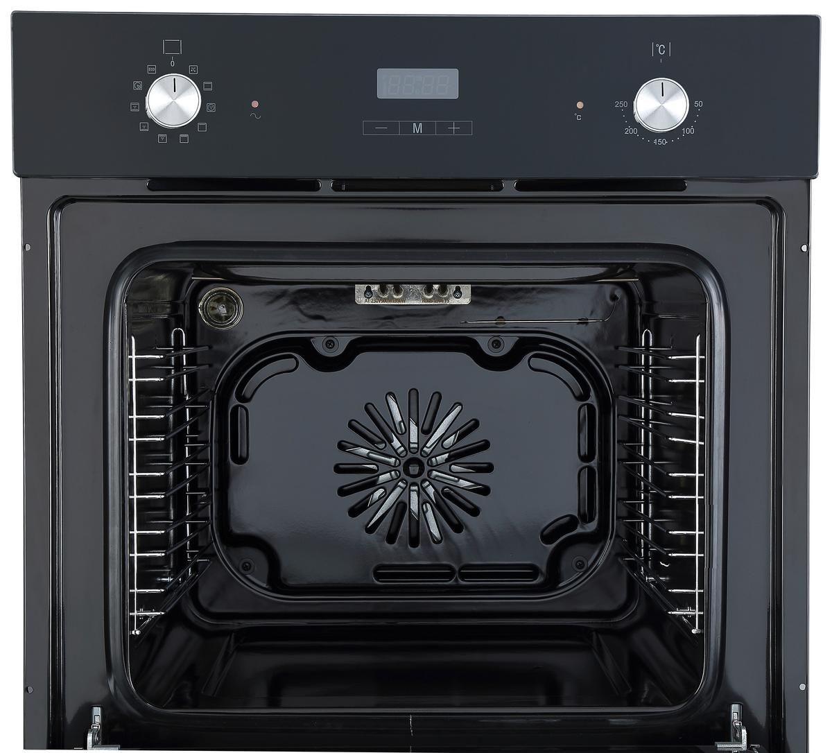 Eckküche Turin Schwarz/Eiche Dekor 280x175 cm - Schwarz/Eiche Artisan, Basics, Holzwerkstoff (280/175cm) - MID.YOU