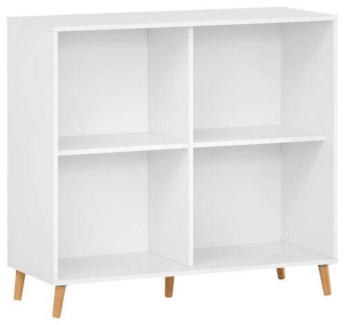 Aktenregal Serie 500 Weiß B: 100,1 cm - Weiß, MODERN, Holzwerkstoff (100,1/92,6/41cm) - MID.YOU