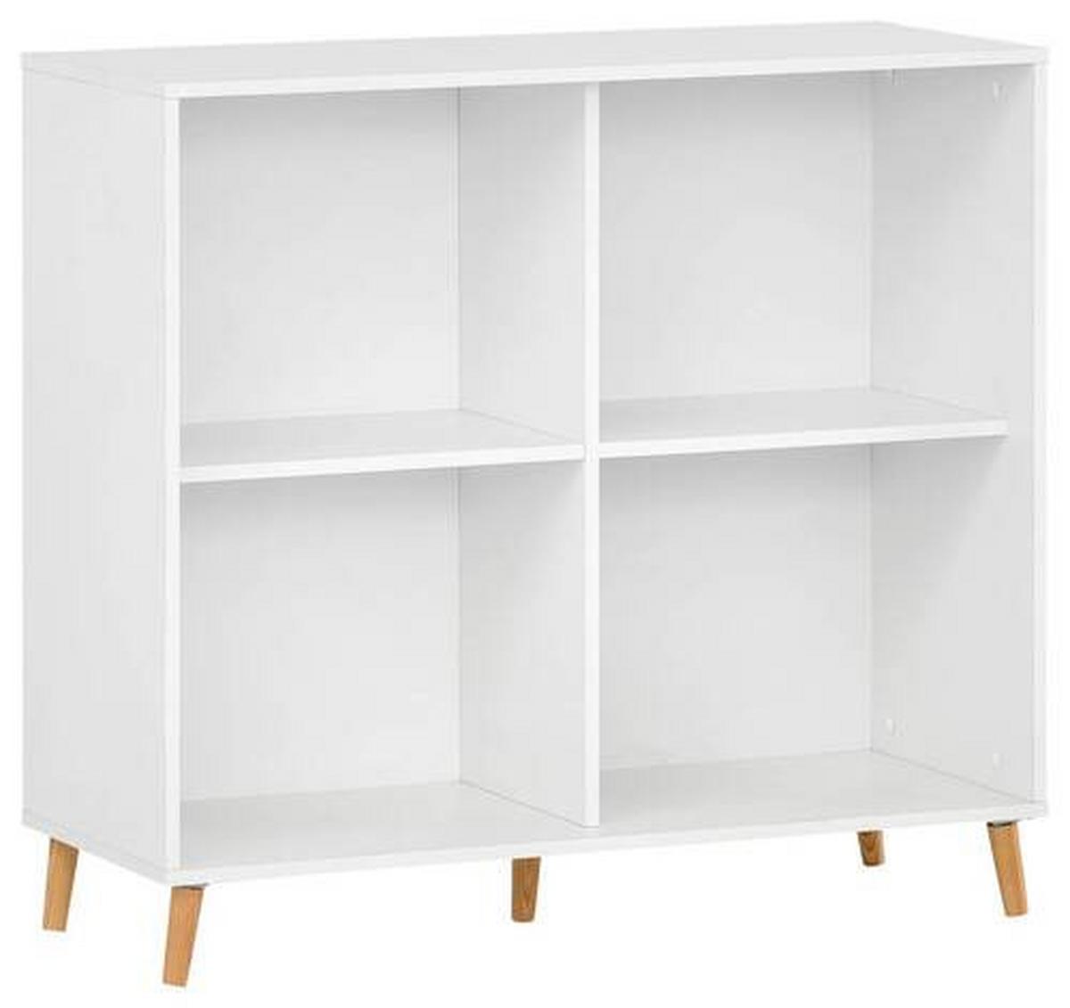 Aktenregal Serie 500 Weiß B: 100,1 cm - Weiß, MODERN, Holzwerkstoff (100,1/92,6/41cm) - MID.YOU