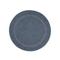 Flachwebteppich Relax - Blau, Basics, Textil (200/200cm) - Novel
