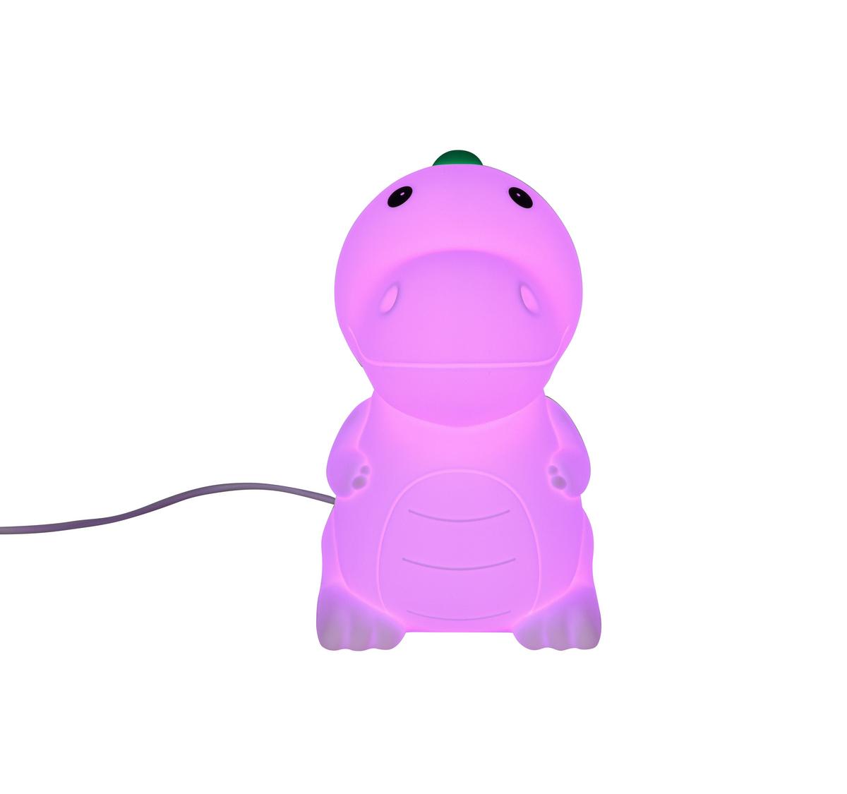 NOČNÍ SVĚTLO DINO - bílá, Moderní, plast (8,5/13,8/13,5cm) - Mömax