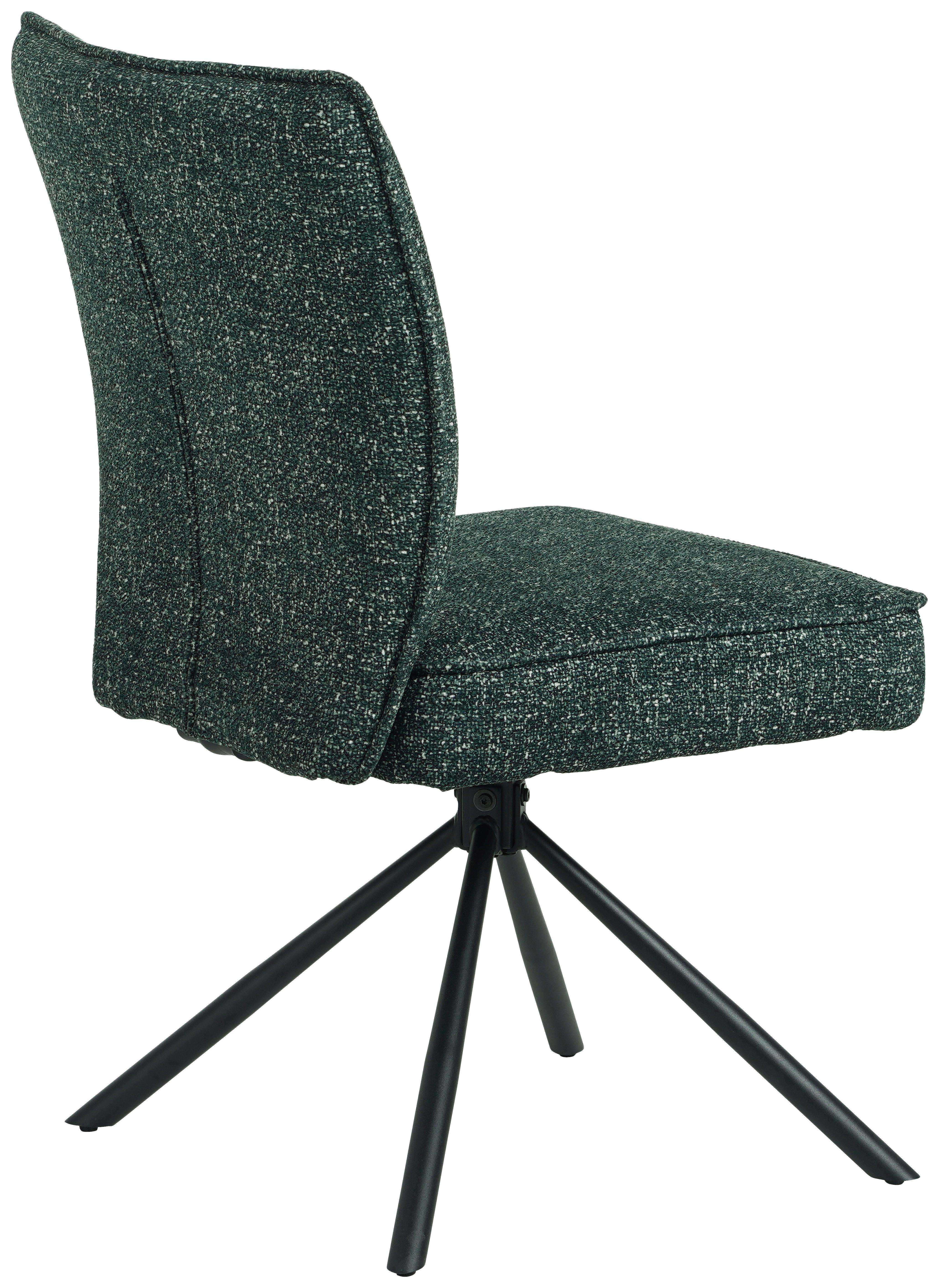 Nagylábú Szék Ellen Giga-S - fekete/zöld, Modern, textil/fém (49/91/66cm)