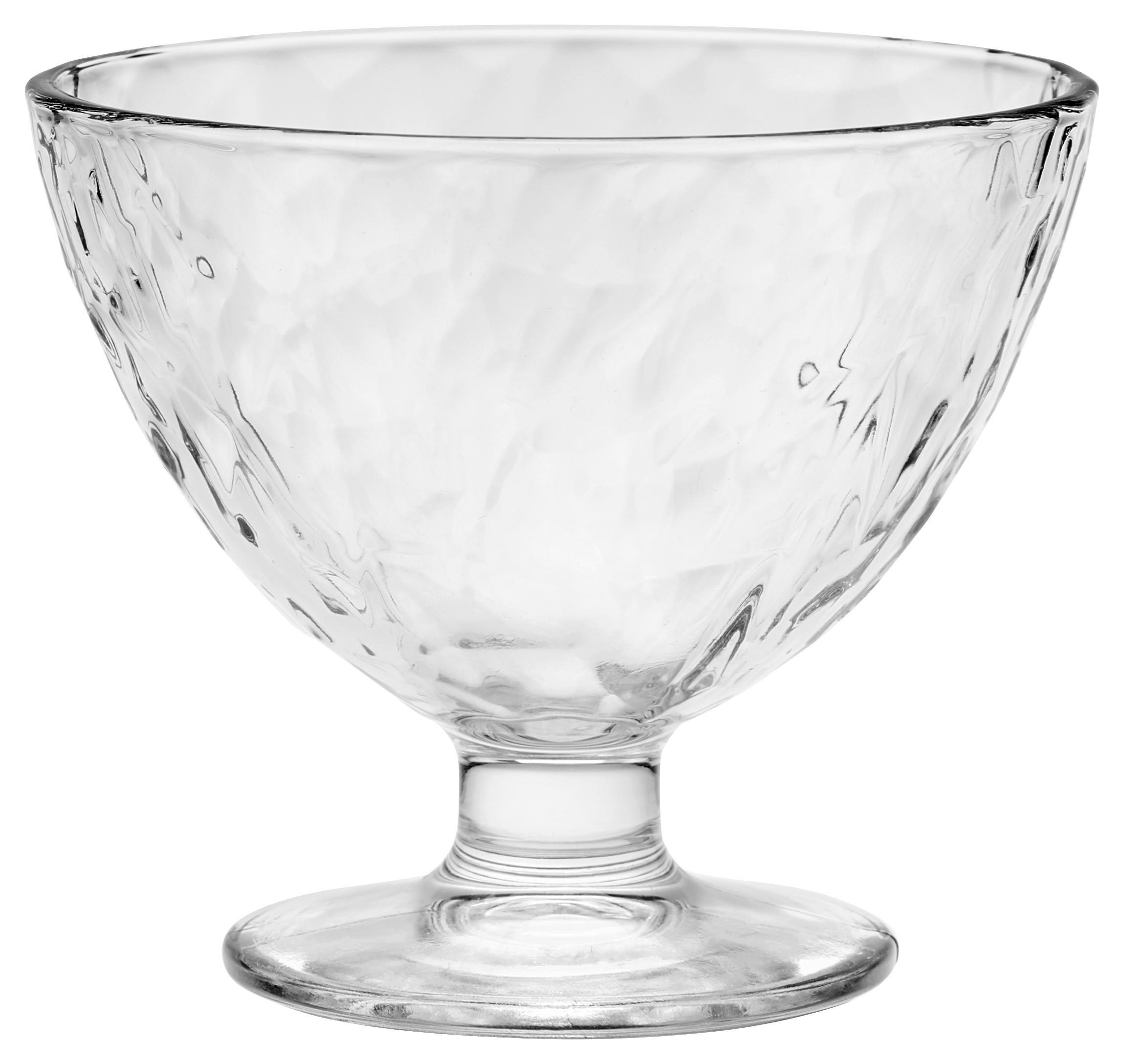 Eisschale aus Glas Klar Riccardo D/H: ca. 11,8/10 cm